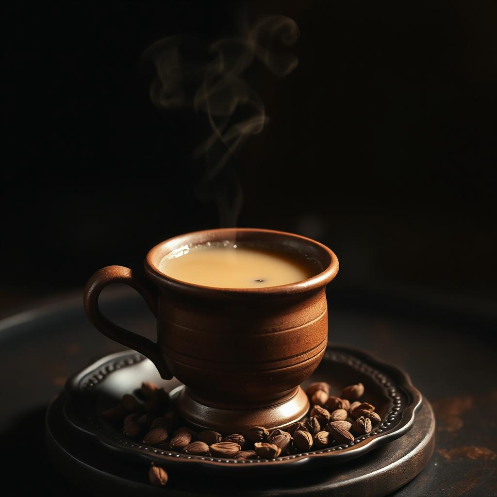 Hot Coffee at Cold Sweet House Cafe
